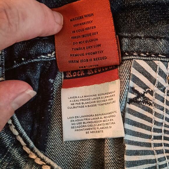 Rock Revival Denisa Straight Y2K Jeans - Size 29 - Picture 11 of 14